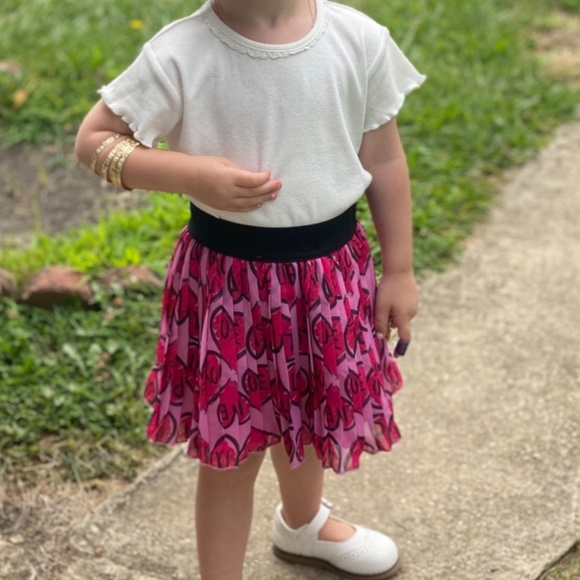 toddler PINKO heart skirt set